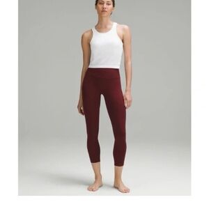 Lululemon Athletica Align High-Rise Leggings 25” Red Merlot
